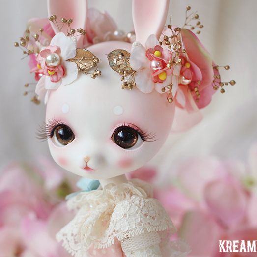 kreamdoll Baby Pino Fairy of Flowers Verアイはピンク色になります