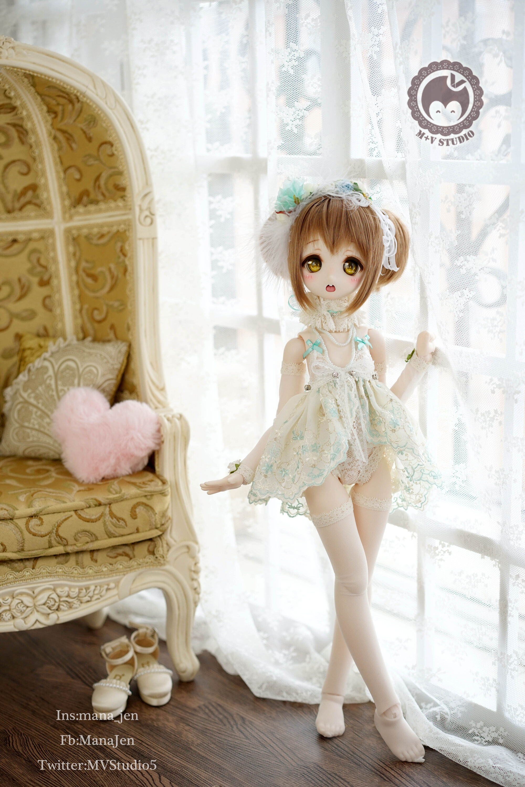 baby doll lingerie(Mint) 40cm(MDD)｜DOLK（ドルク）