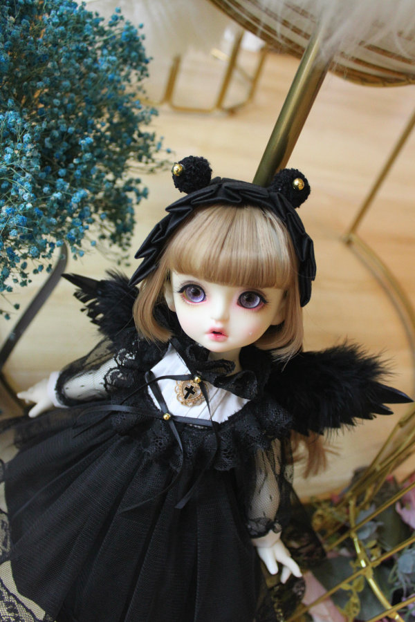 Black angel dress 40cm(MSD,MDD)｜DOLK（ドルク）