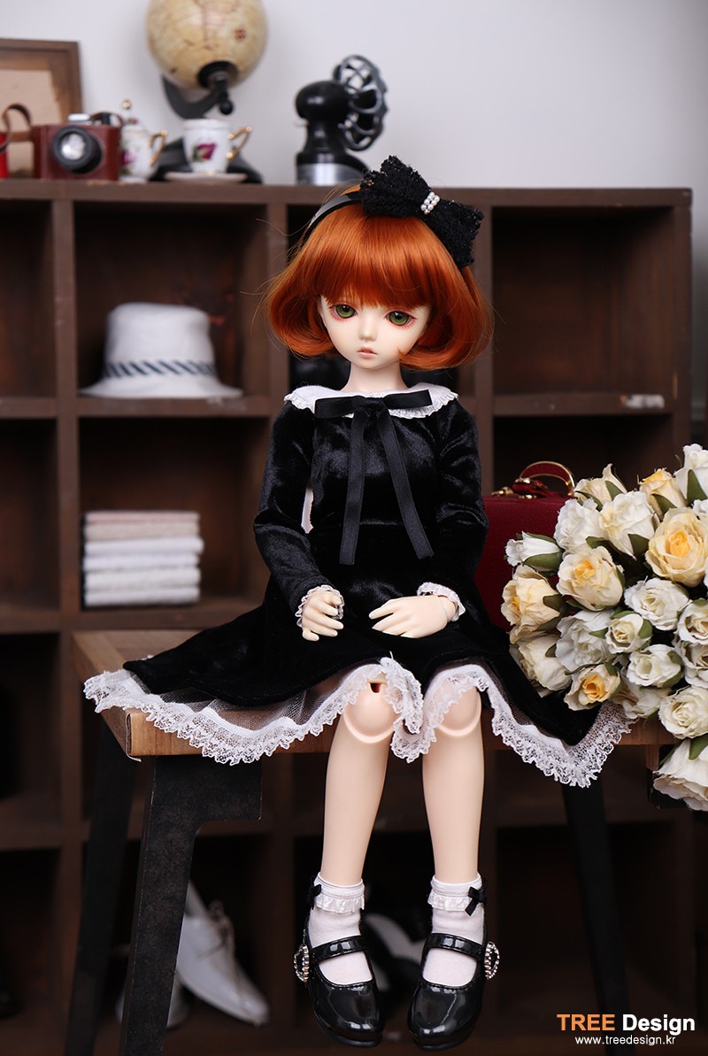 You&I Dress_Black[MSD](fits MSD, SDM, MDD) ｜DOLK（ドルク）