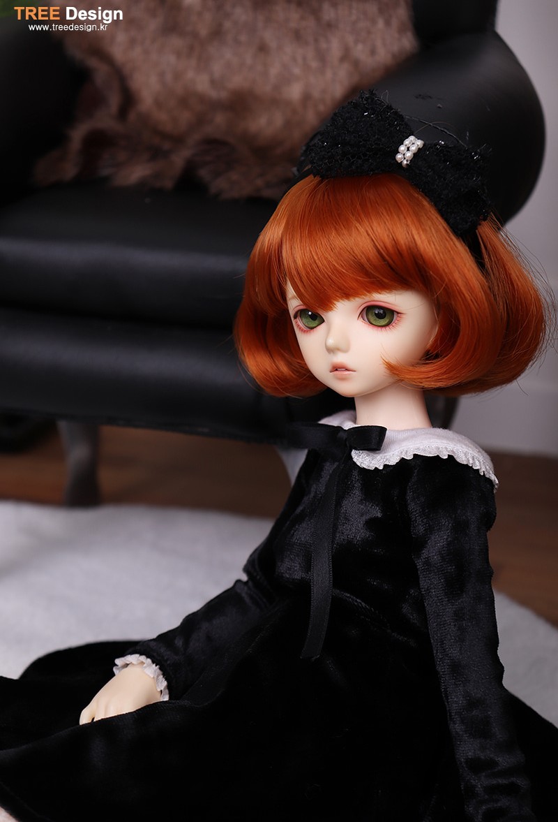 You&I Dress_Black[MSD](fits MSD, SDM, MDD) ｜DOLK（ドルク）