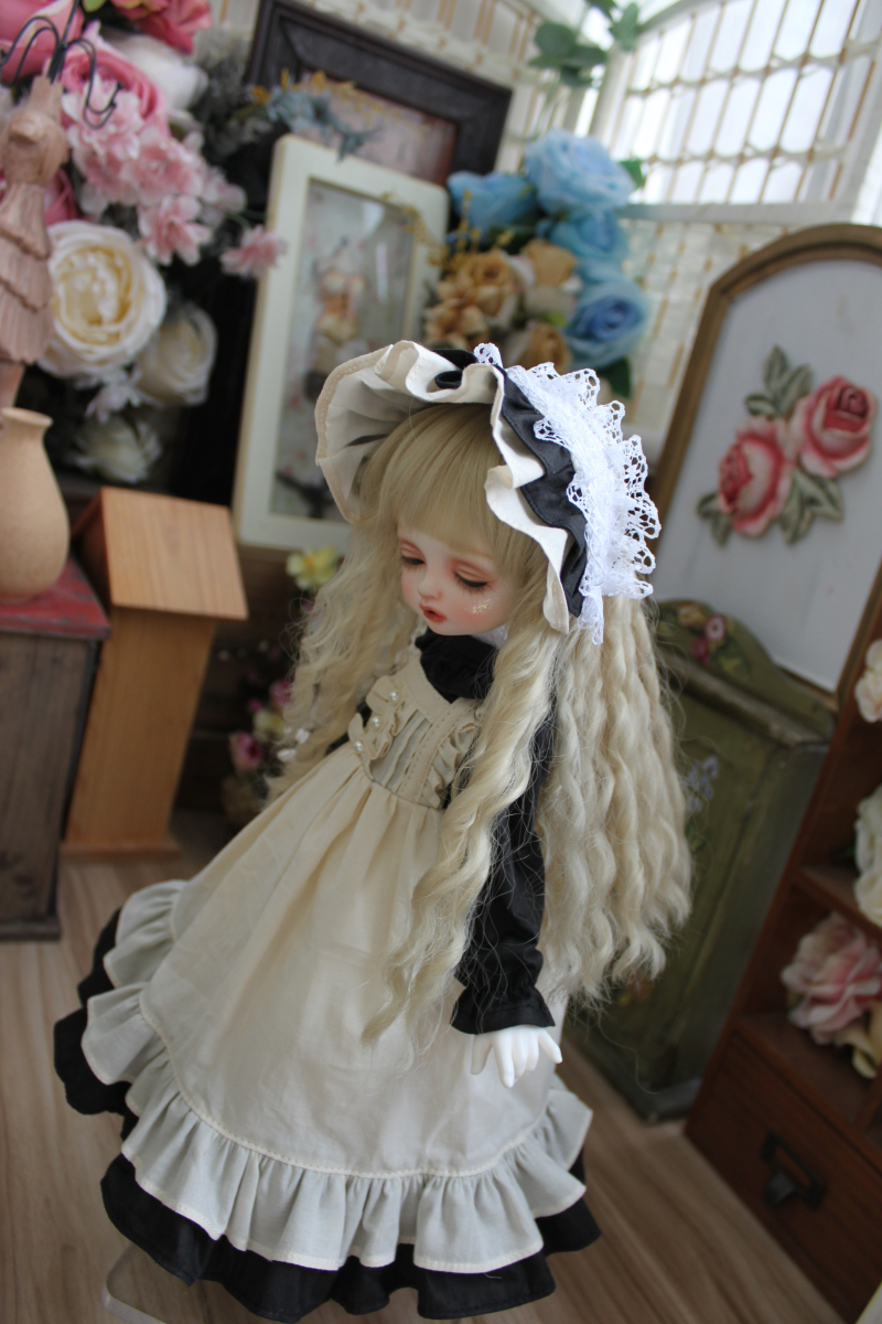 【40cm/MSD/MDD】amour Black XXX【ドレス】｜DOLK