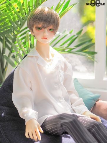 SDB]Open collar shirt(White)SD13Boy｜DOLK（ドルク）