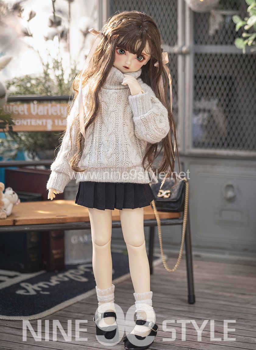 MSD]Twisted turtle-neck knit(Oatmeal)｜DOLK（ドルク）