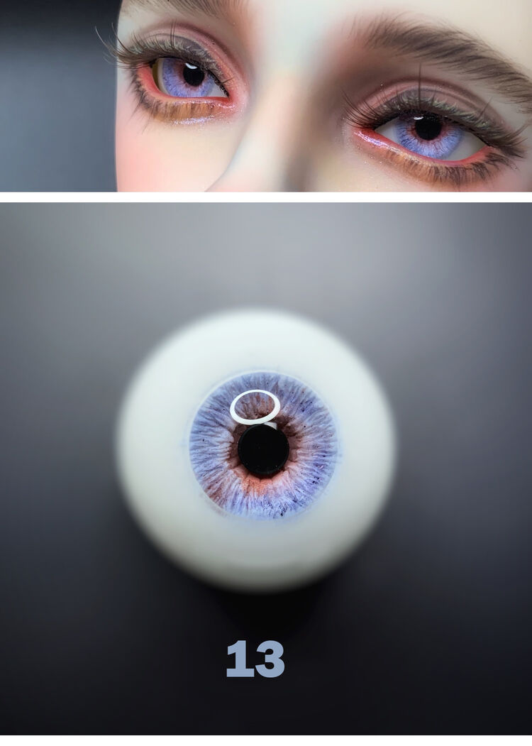 レジンアイNo.13【14mm（14/7）】【眠C】｜DOLK（ドルク）