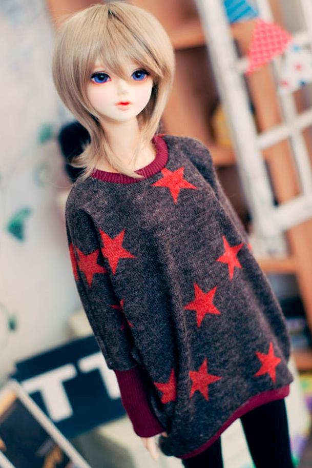 SD13 girl Kint stingray T-s - Brown（SD13 Girl）｜DOLK（ドルク）