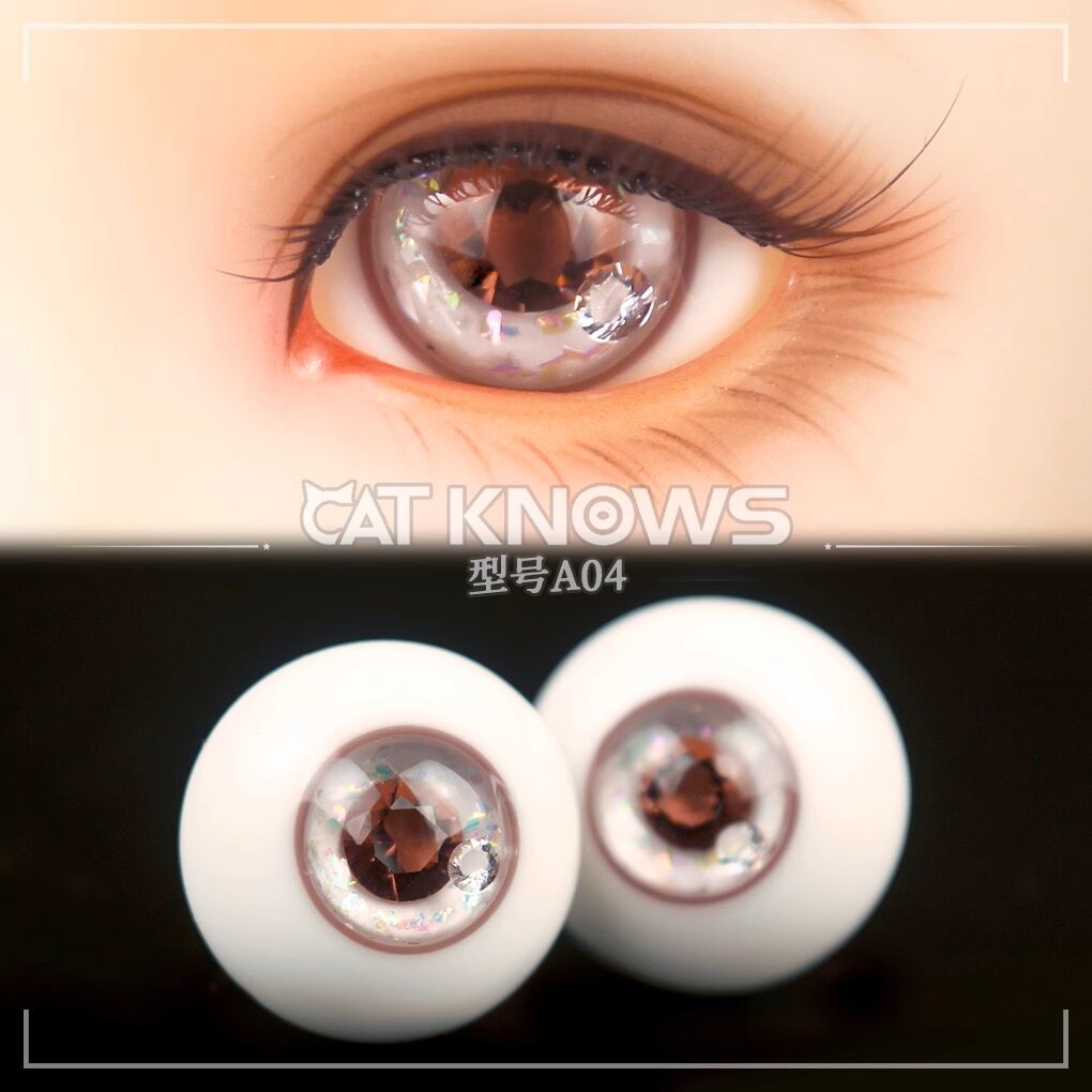 レジンアイA04-A品【catknows：8.3mm/16mm普通虹膜】16mm｜DOLK（ドルク）