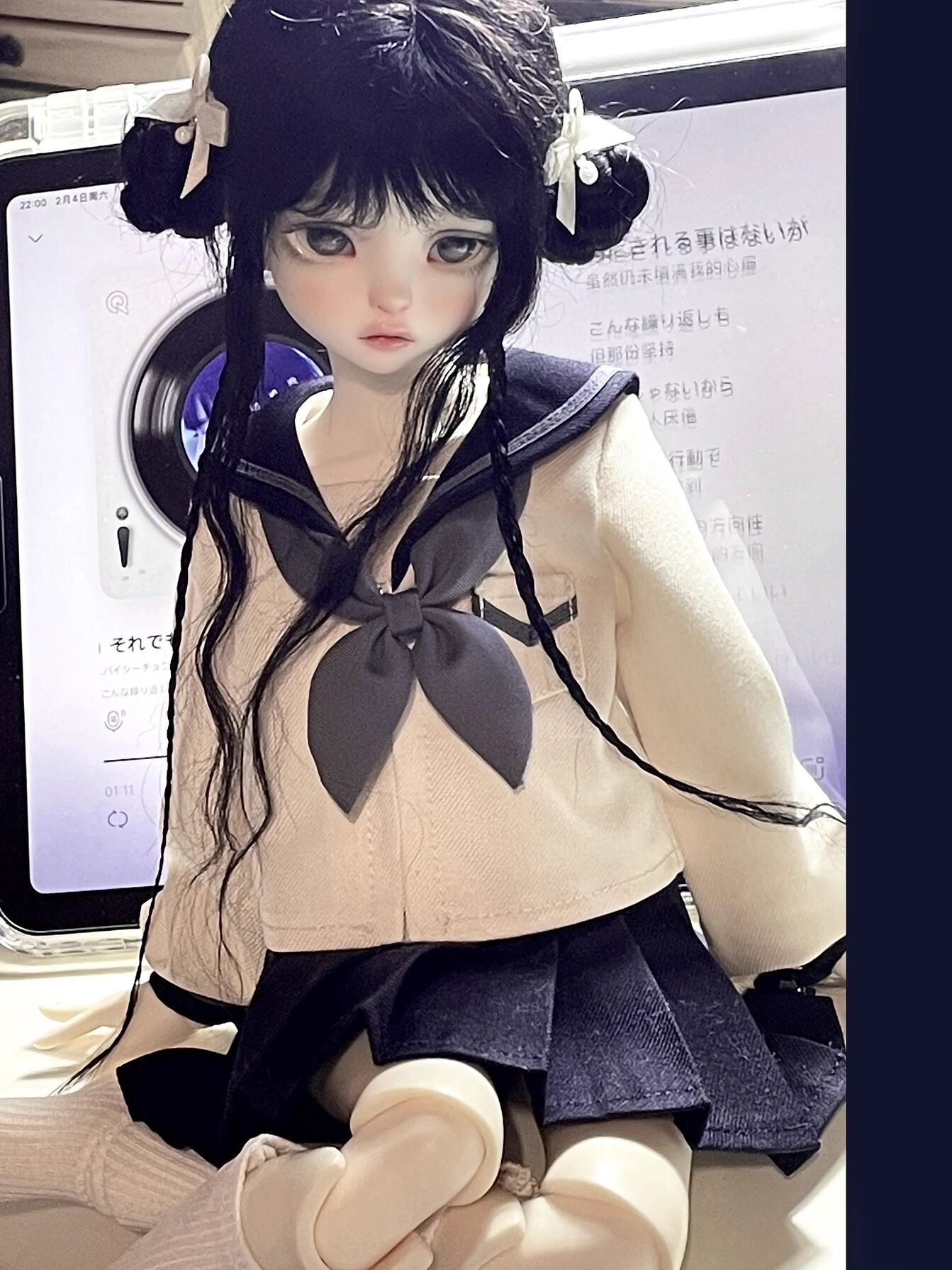 セーラースカート制服セット白(40cm/MSD/MDD)（MiniDD）｜DOLK（ドルク）