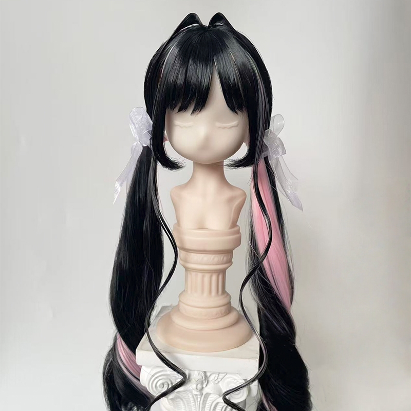 インテークローツインテール：ブラックピンク（8-9inch対応）｜DOLK