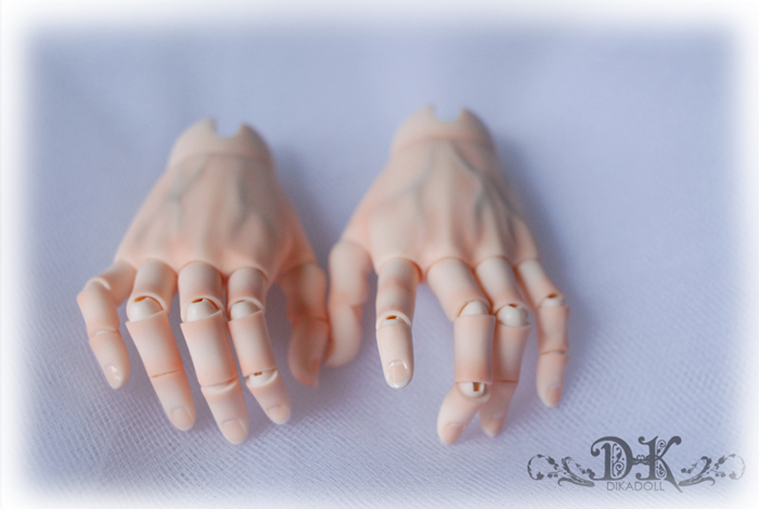 Senior hand parts B (short nail - NormalYellowSkin)｜DOLK（ドルク）