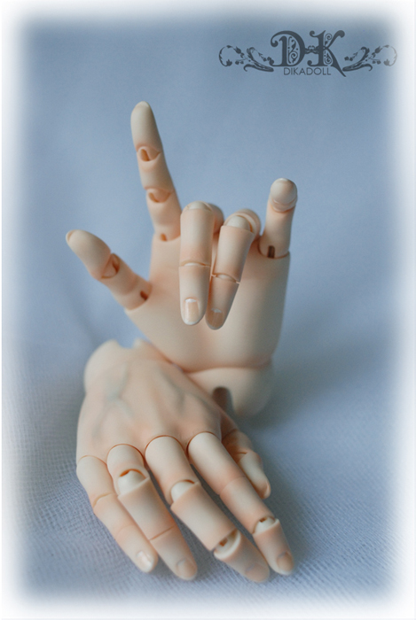 Senior hand parts B (short nail - NormalYellowSkin)｜DOLK（ドルク）