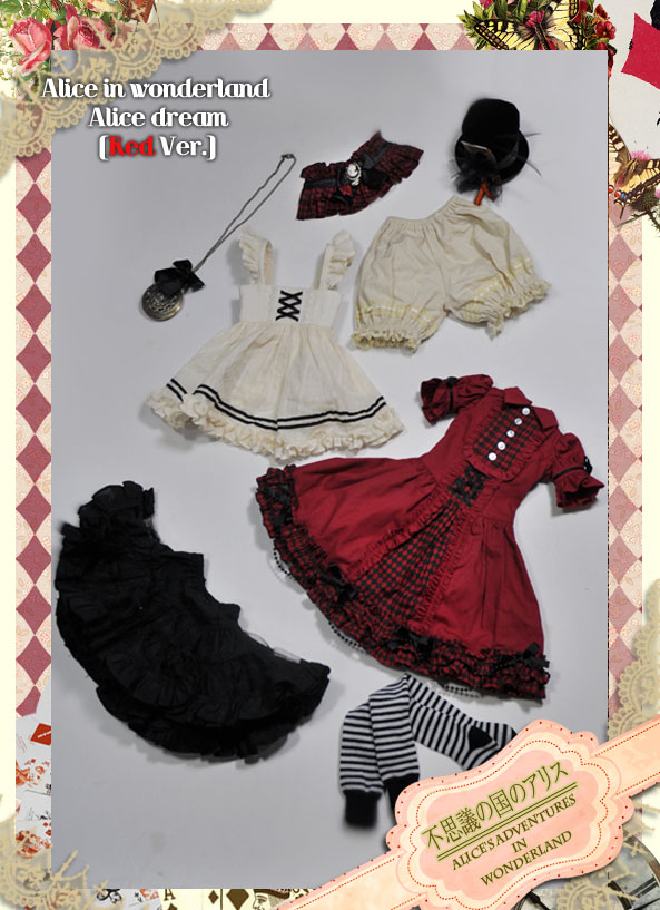 LD000509 [Alice in wonderland] Alice dream RED Ver｜DOLK（ドルク）