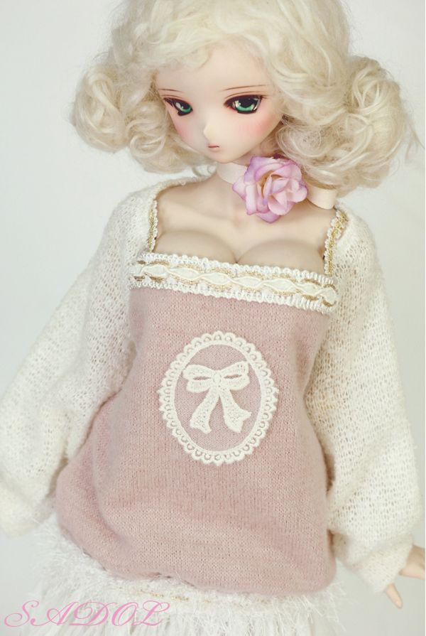 Daily-sweet Pink set(58〜63cm SD girl、DD Free size)｜DOLK（ドルク）