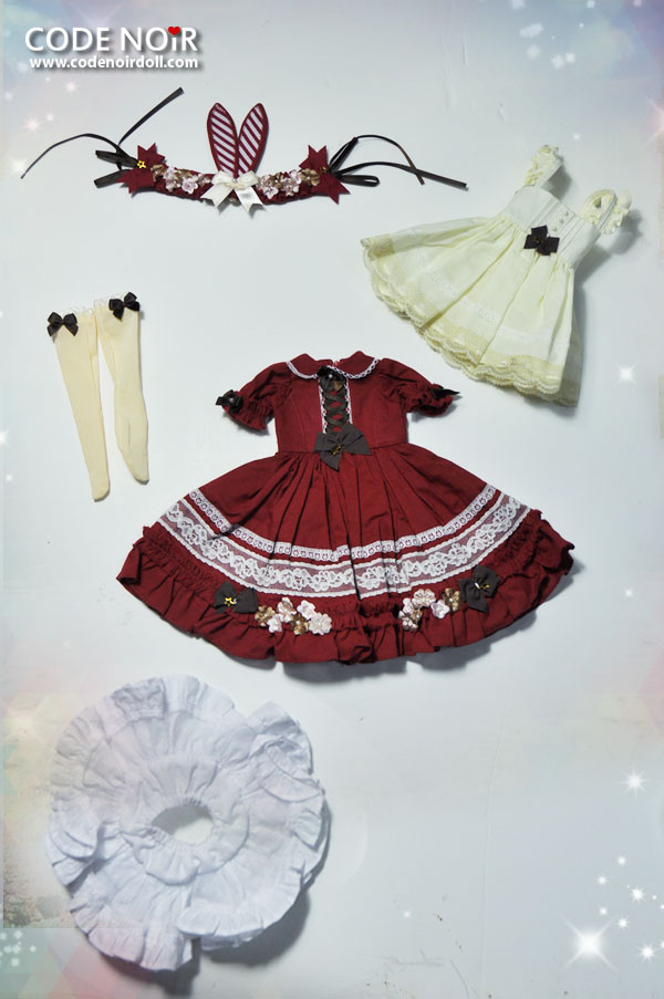 セール通販CODENOiR製　Red Rabbit Dreamドレス　MSDサイズ 服、靴