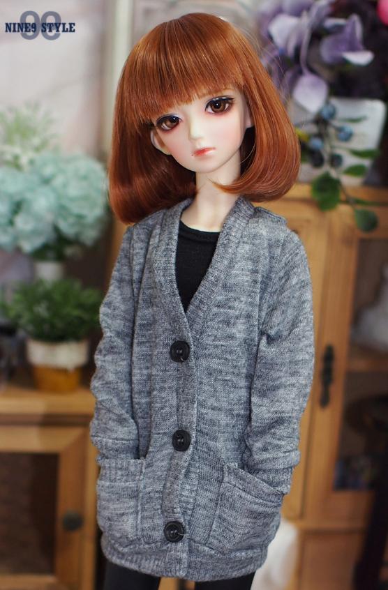 MSD/G] Colorful cardigan Girl (Gray)｜DOLK（ドルク）