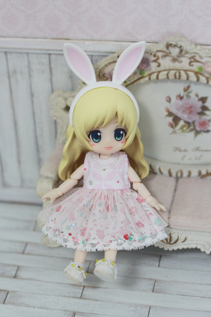 小花柄ワンピース ピンク 10cm Obitsu11 Dolk ドルク