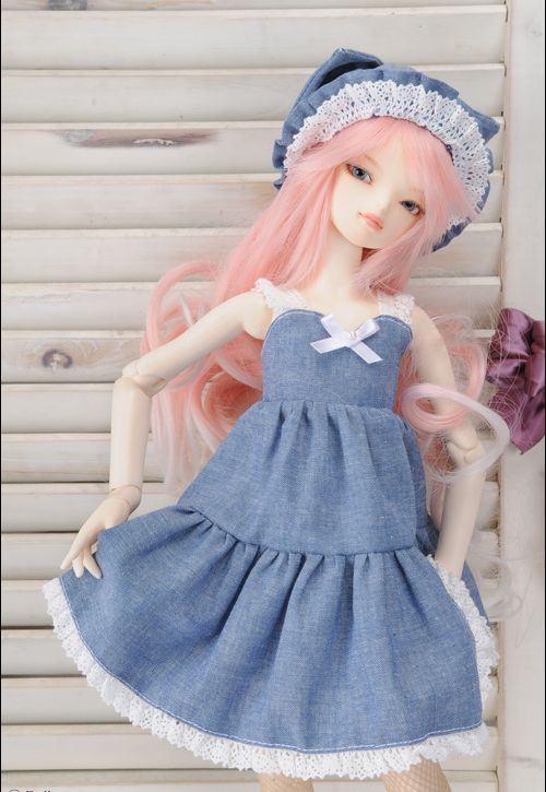 MSD - Cotton Candy Dress Set (Vintage Blue)[A1]｜DOLK（ドルク）