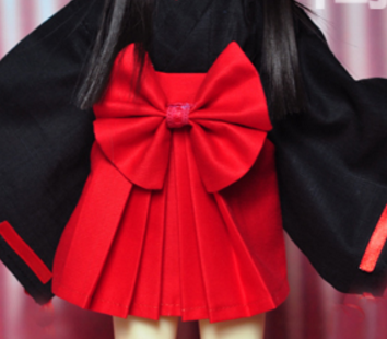 黒巫女服 40cm Msd Mdd Dolk ドルク