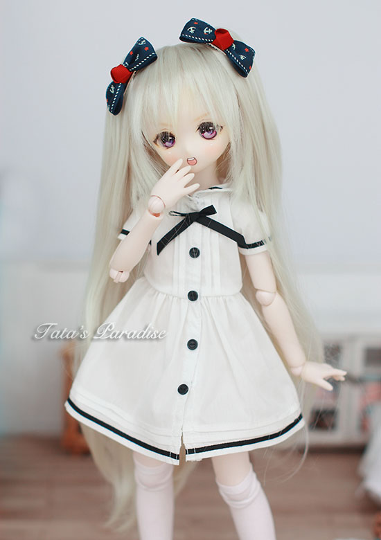 セーラー服（白）40cm(MDD、MSD)｜DOLK（ドルク）