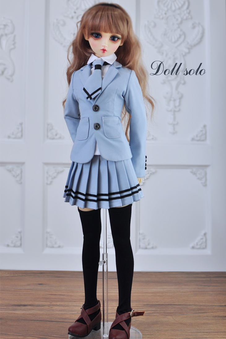 school uniform Set (light blue) 40cm(MSD、MDD)｜DOLK（ドルク）
