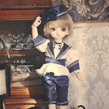 Royal Library (White×Navy) 60cm(SD13Boy)｜DOLK（ドルク）