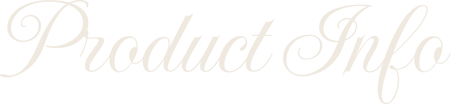 Product Info