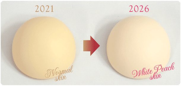 2021 Normal skin 2026 white peach skin