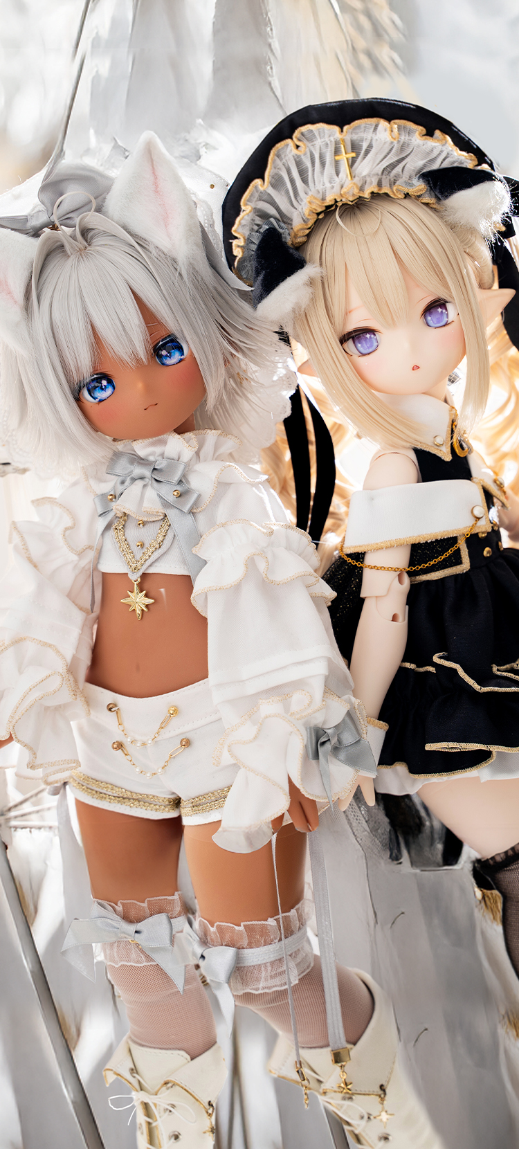 月の光に導かれた、双子の猫魔導士。