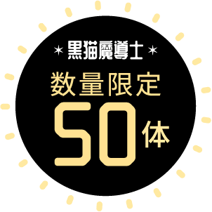 黒猫魔導士数量限定50体