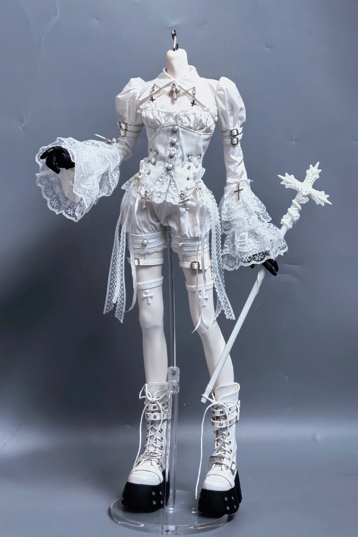【オーダー受付一時終了】ふわふわチュールと四葉のレースのオブジェ♡コルクびん付き La Luna Doll｜新作リリースのお知らせ 特設 - DOLK（ドルク）