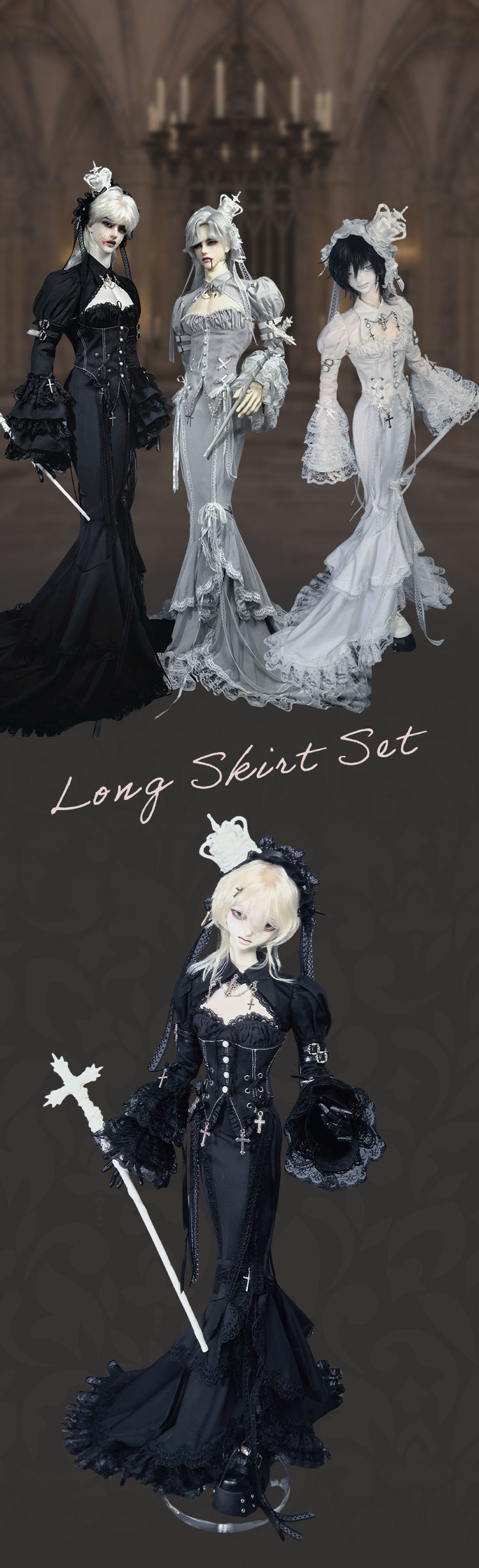 【オーダー受付一時終了】ふわふわチュールと四葉のレースのオブジェ♡コルクびん付き La Luna Doll｜新作リリースのお知らせ 特設 - DOLK（ドルク）