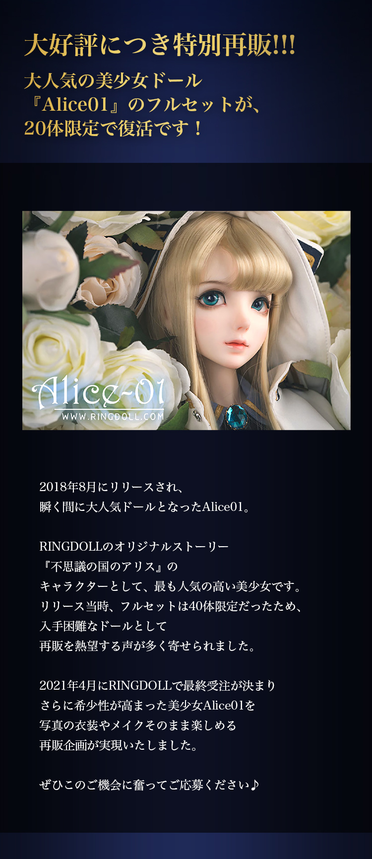 DOLK×RINGDOLL｜Alice01 Fullset 即納 特設 - DOLK（ドルク）