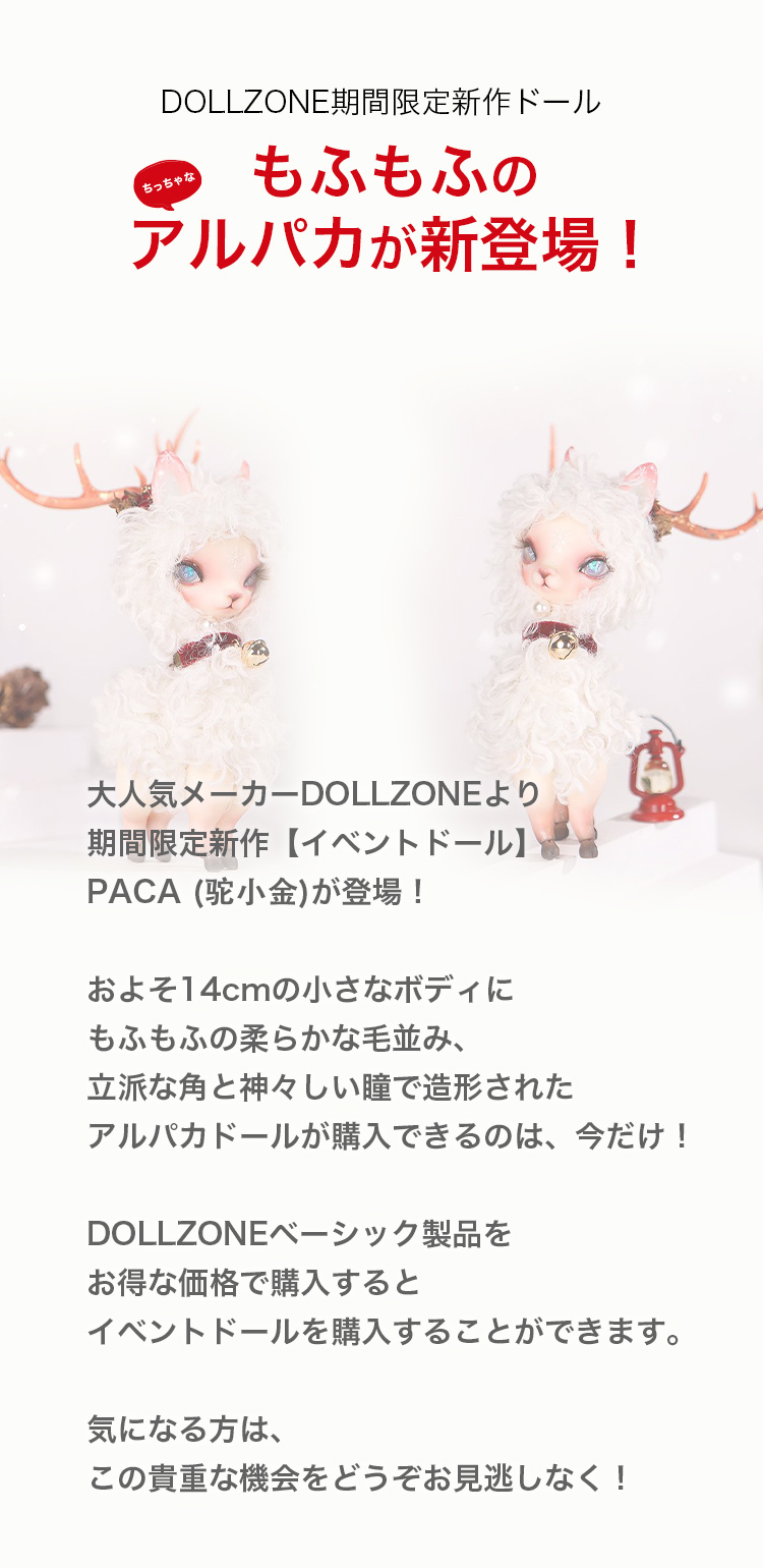 DOLL ZONE | PACA 驼小金 期間限定キャンペーン特設 - DOLK（ドルク）
