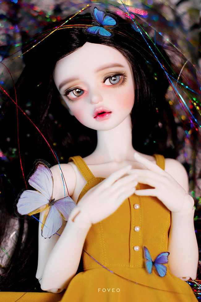 Foveo ドール Hico ヘッド Salmon white メイクあり