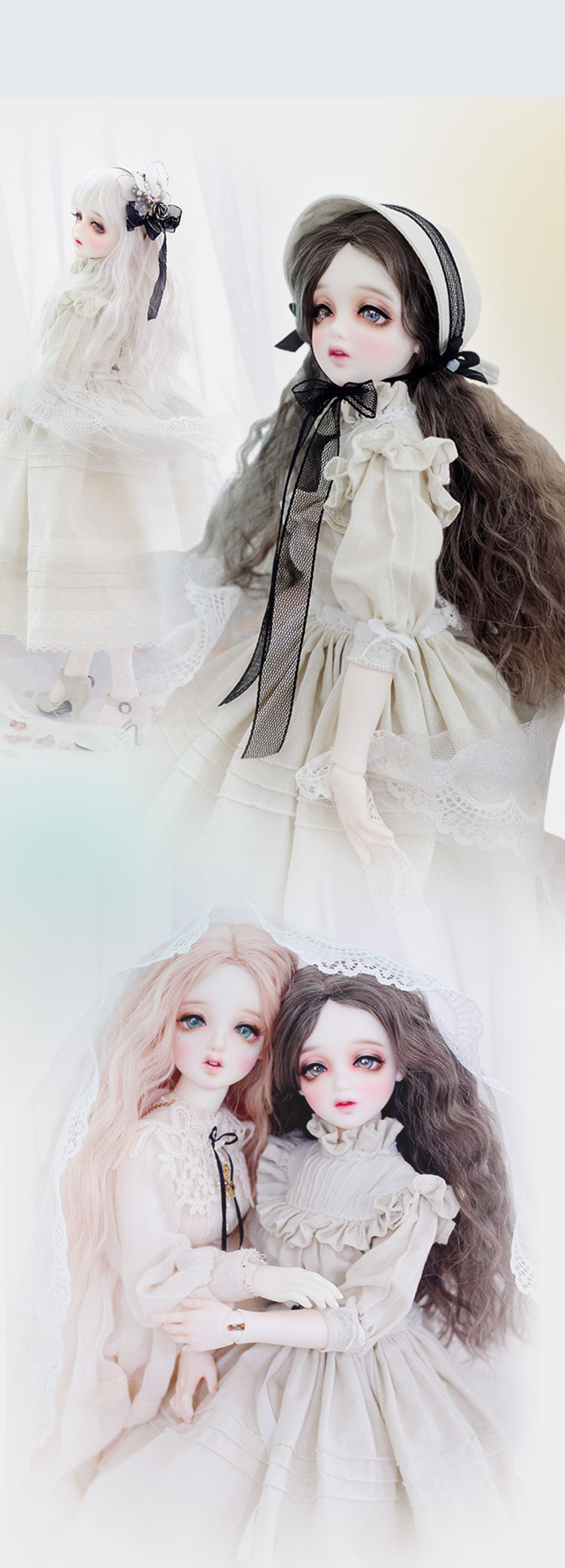 Foveo ドール Hico ヘッド Salmon white メイクあり Foveo ドール Hico ヘッド Salmon white メイクあり