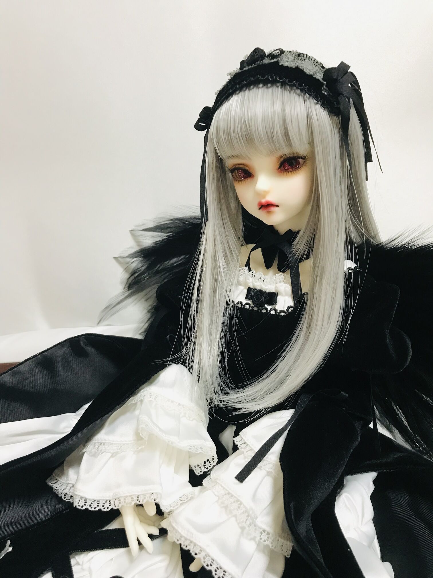 【開封品未使用】ドルク サンリオ コラボ 水銀燈 ワンピースセット 開封品】ドルク サンリオ コラボ 水銀燈 ワンピースセット 卸売 通販